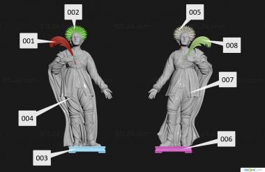 Statuette (Statue, STK_0271) 3D models for cnc