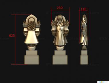 Statuette (Mothers Model, STK_0274) 3D models for cnc