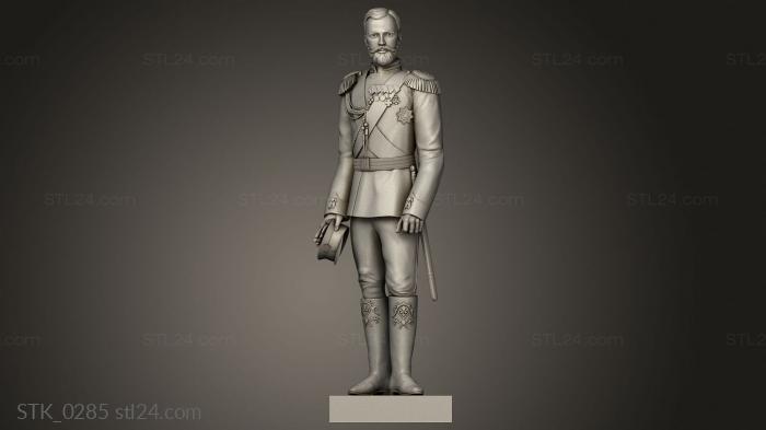 Statuette (Nicholas 2, STK_0285) 3D models for cnc