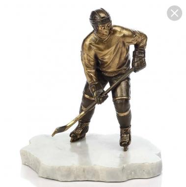 Statuette (Statuette of a hockey player, STK_0290) 3D models for cnc