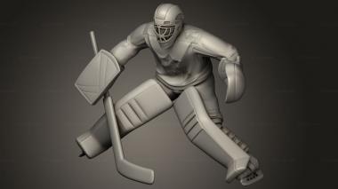 Statuette (The goalkeeper, STK_0294) 3D models for cnc