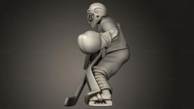 Statuette (The goalkeeper, STK_0294) 3D models for cnc