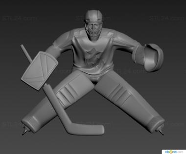 Statuette (The goalkeeper, STK_0294) 3D models for cnc