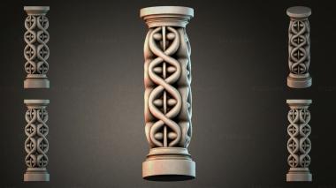 Different pillars STI_001196 3d model