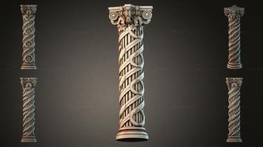 Different pillars STI_001225 3d model
