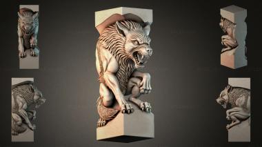 Different pillars STI_001239 3d model
