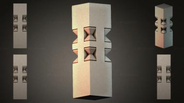 Different pillars STI_001263 3d model