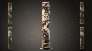 Different pillars STI_001271 3d model