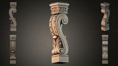 Different pillars STI_001341 3d model