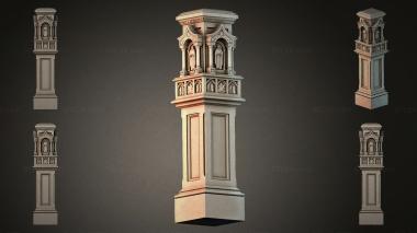 Different pillars STI_001357 3d model