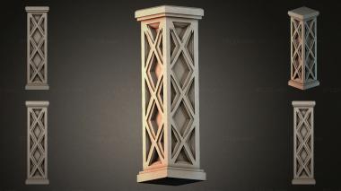 Different pillars STI_001358 3d model