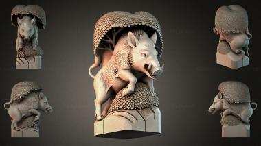 Different pillars STI_001363 3d model