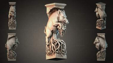 Different pillars STI_001376 3d model