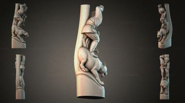 Different pillars STI_001393 3d model