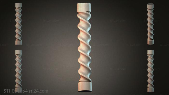 Spiral Column 3d STL model