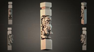 Different pillars STI_001819 3d model