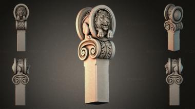 Different pillars STI_001820 3d model