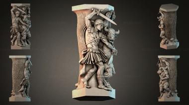 Different pillars STI_001822 3d model
