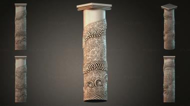 Different pillars STI_001828 3d model