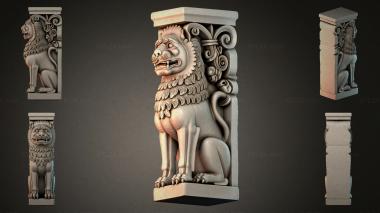 Different pillars STI_001855 3d model