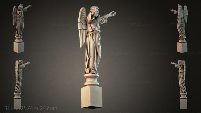 Angel Statue 3d STL model