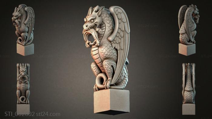 Stone Dragon 3d STL model