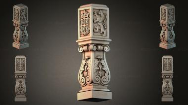 Different pillars STI_003045 3d model