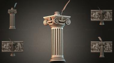 Different pillars STI_003535 3d model