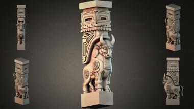Different pillars STI_003538 3d model