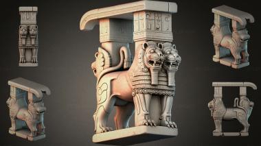 Different pillars STI_003554 3d model