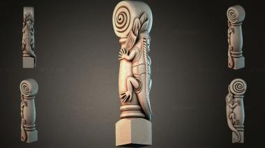 Different pillars STI_004403 3d model