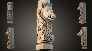 Different pillars STI_004414 3d model
