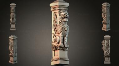 Different pillars STI_004432 3d model