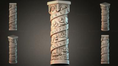 Different pillars STI_004434 3d model