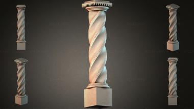 Different pillars STI_004446 3d model