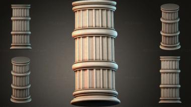 Different pillars STI_004448 3d model