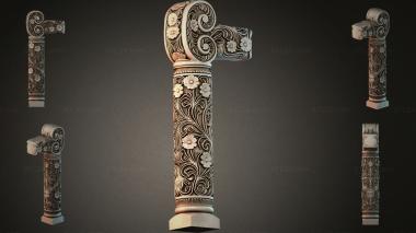 Different pillars STI_004454 3d model
