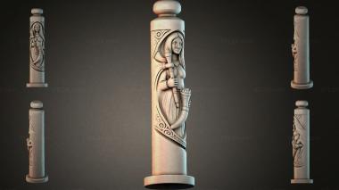 Different pillars STI_004709 3d model