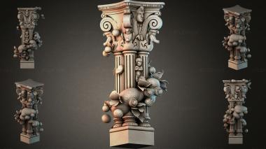 Different pillars STI_005191 3d model