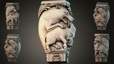 Different pillars STI_005207 3d model