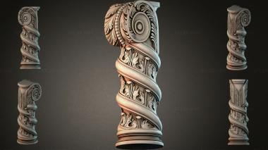 Different pillars STI_005234 3d model