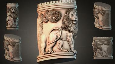 Different pillars STI_005257 3d model