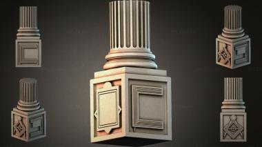 Different pillars STI_005311 3d model