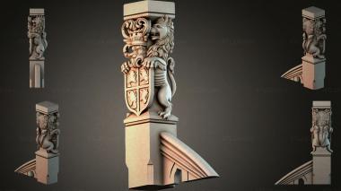 Different pillars STI_005315 3d model