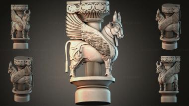 Different pillars STI_005332 3d model