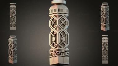 Different pillars STI_005337 3d model