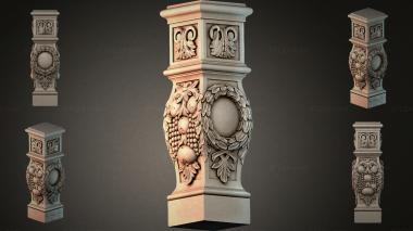 Different pillars STI_005339 3d model