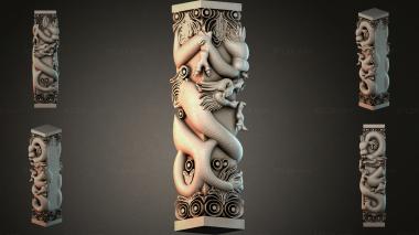 Different pillars STI_005342 3d model