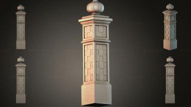 Different pillars STI_005356 3d model