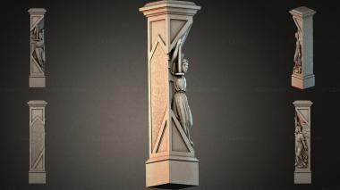 Different pillars STI_005357 3d model